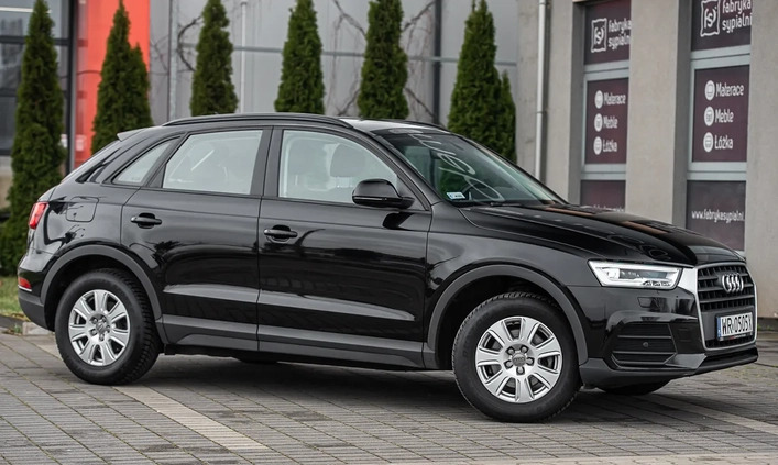 Audi Q3 cena 87500 przebieg: 106000, rok produkcji 2017 z Skoczów małe 436